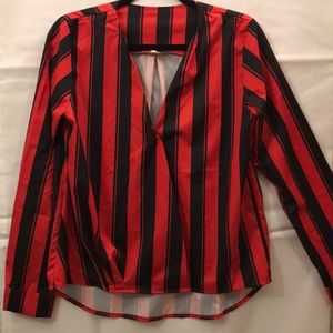 Red and Black dress shirt